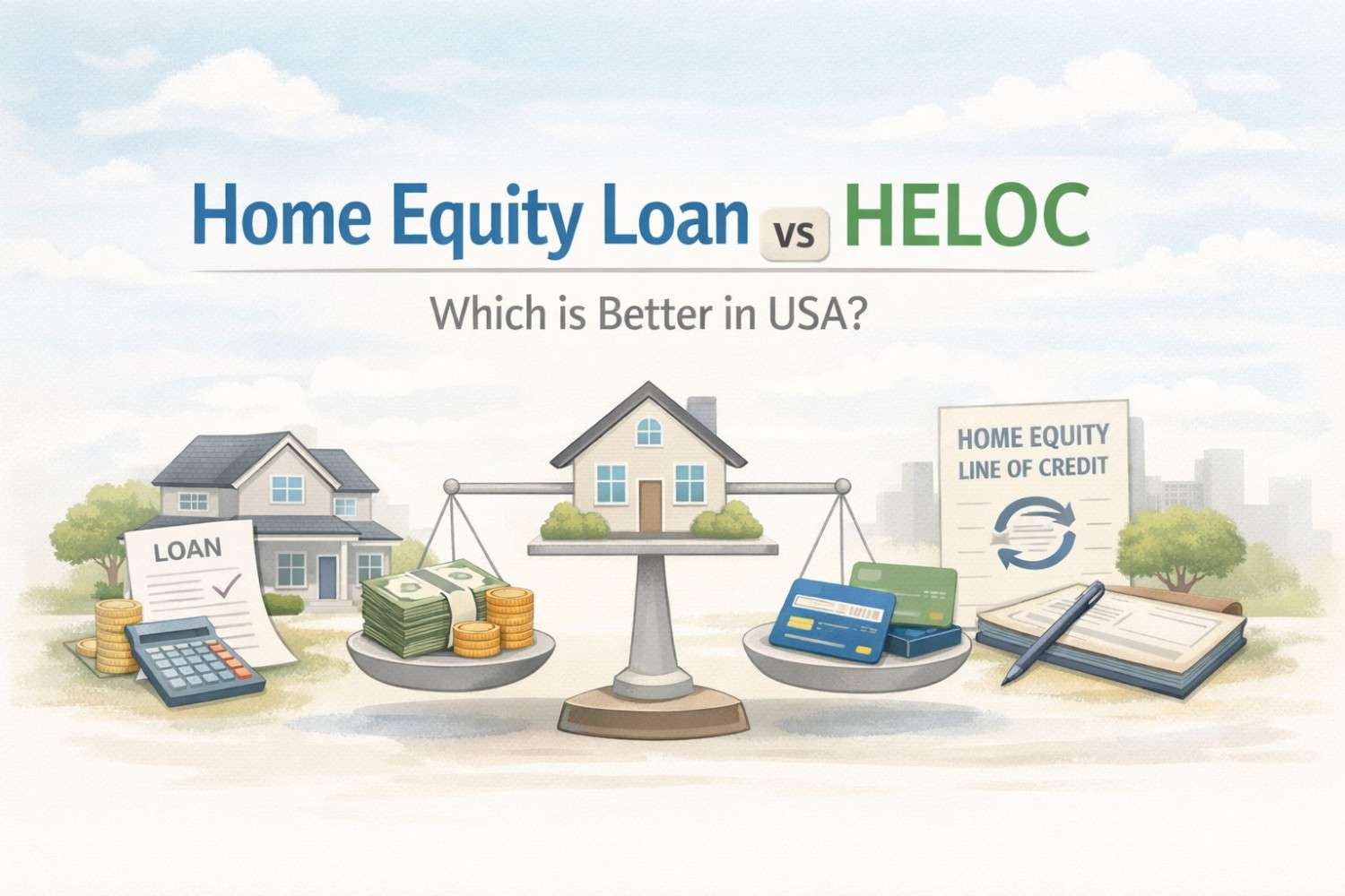 Home Equity Loan vs HELOC – Which is Better in USA?