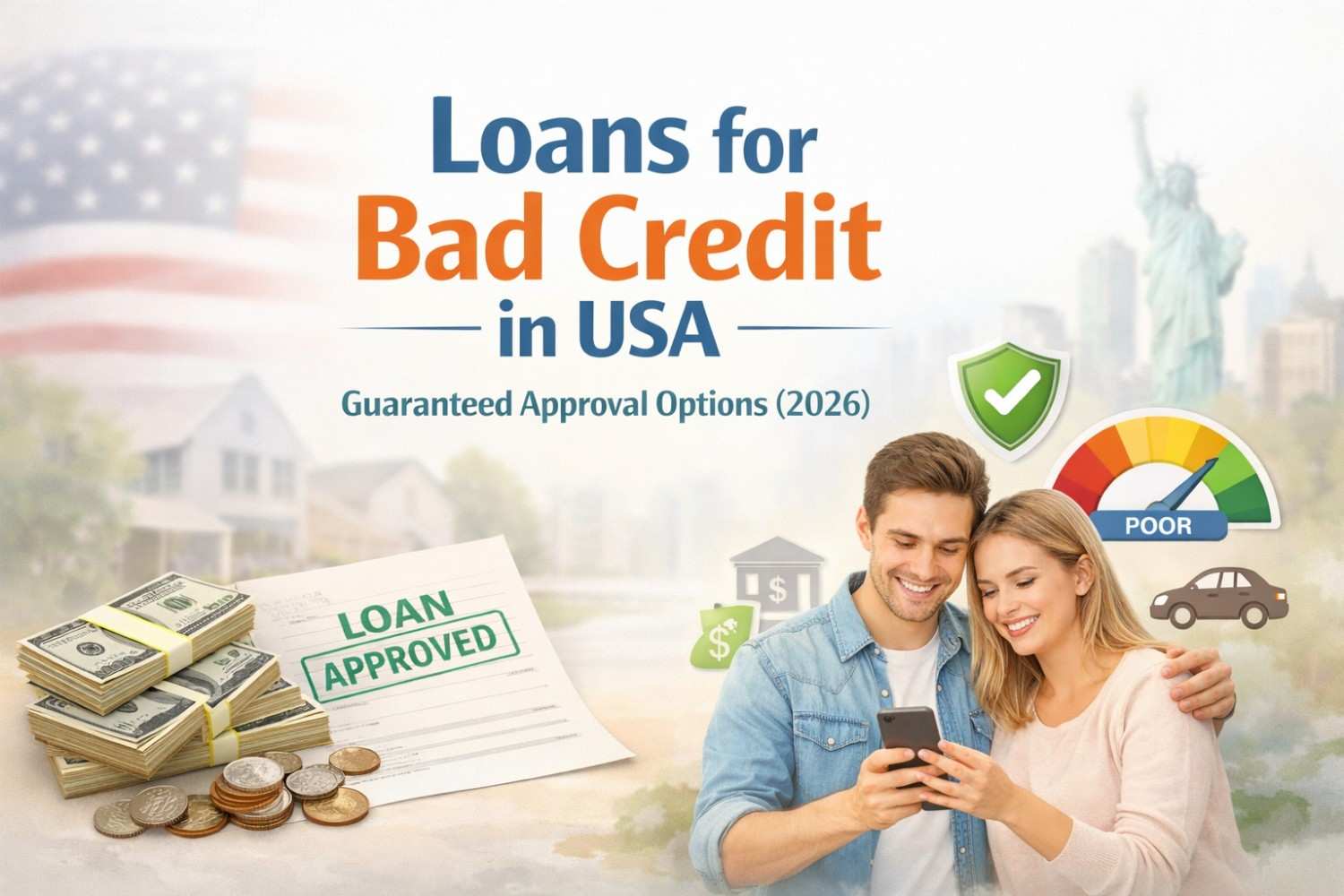Loans for Bad Credit in USA – Guaranteed Approval Options (2026)